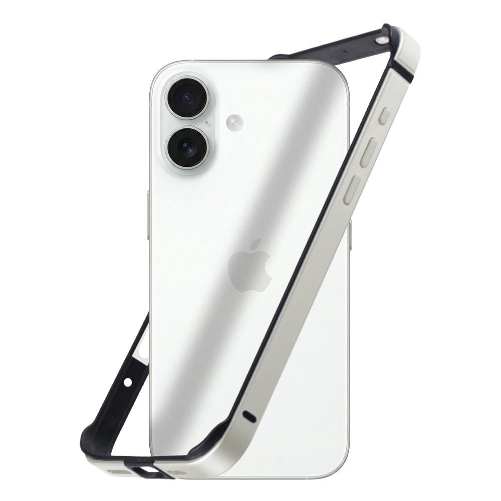 iPhone 17 / アルミバンパー 一体美 / ホワイト