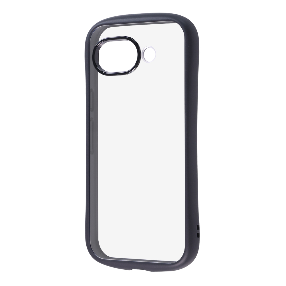 Google Pixel 10a / ハイブリッド タフケース Puffull +レンズガードリング / ブラック