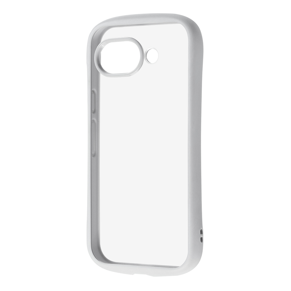 Google Pixel 10a / ハイブリッド タフケース Puffull +レンズガードリング / グレー