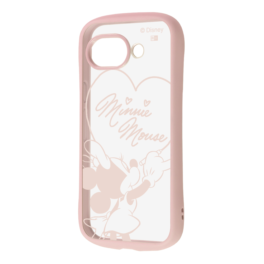 Google Pixel 10a / ディズニー / Puffull 衝撃吸収 バンパー ハイブリッドケース / ミニーマウスサイン