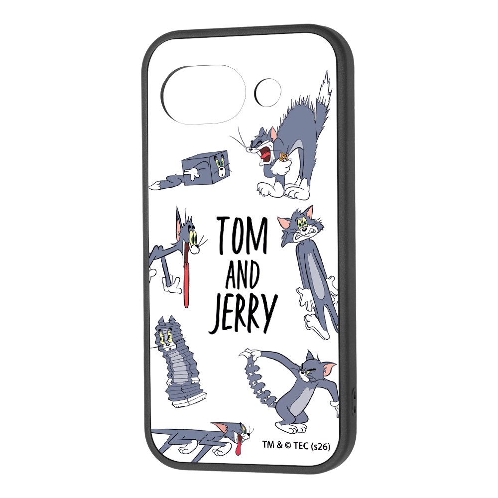 Google Pixel 10a / トムとジェリー / maru 衝撃吸収 バンパー ハイブリッドケース / おかしなトム2