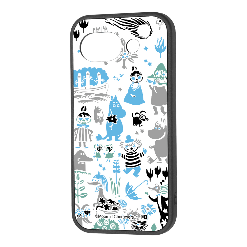 Google Pixel 10a / ムーミン / maru 衝撃吸収 バンパー ハイブリッドケース / パターン_2