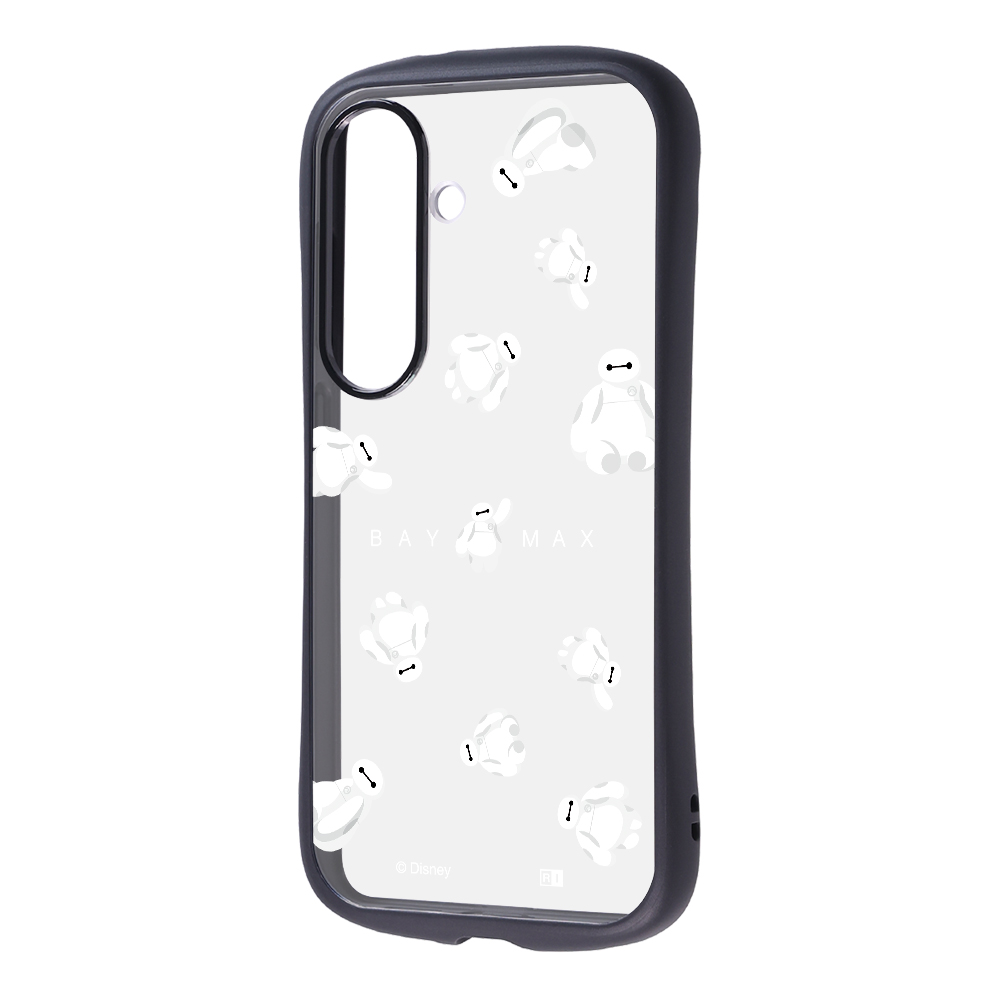 Galaxy S26 / ディズニー / Puffull 衝撃吸収 バンパー ハイブリッドケース / ベイマックス_ふわふわ2