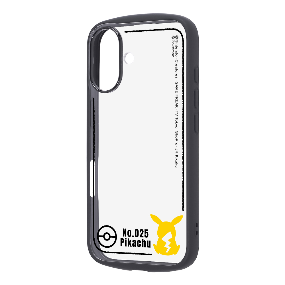 iPhone 16 / ポケットモンスター / Puffull ハイブリッドケース / ピカチュウ_シルエット