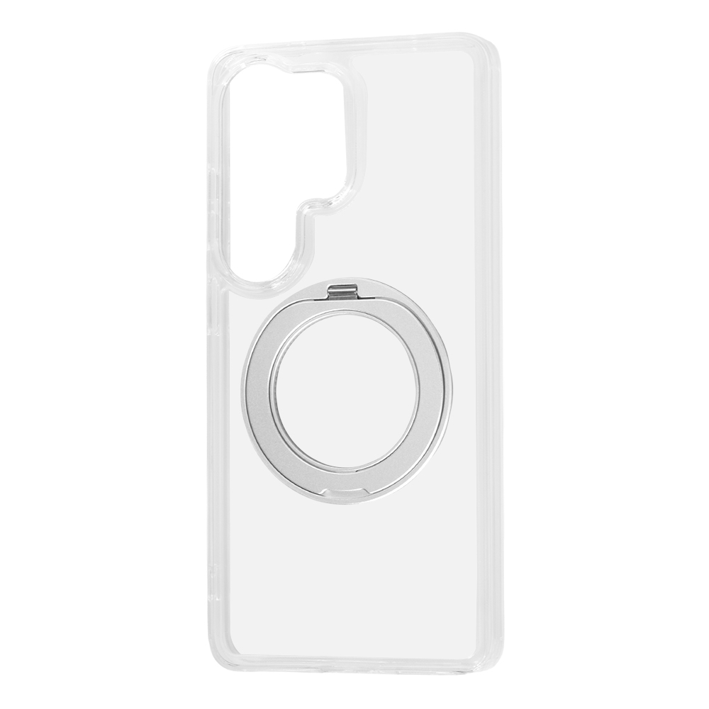 Galaxy S26 Ultra / ハイブリッド タフケース 2H リング付き +MagSafe / クリア